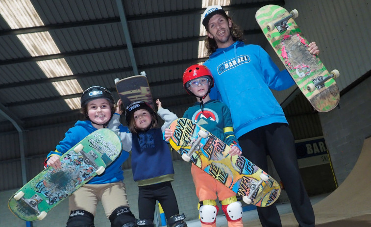 La cultura del skate y el skatesurf gana terreno en Narón