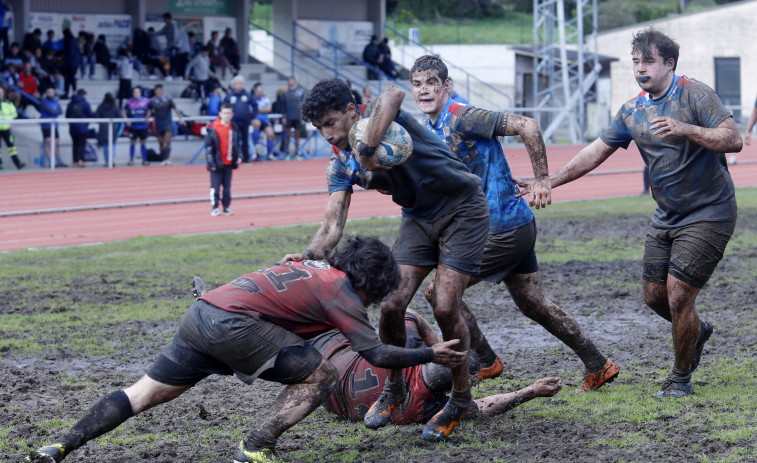 Las lluvias y los lodos del Rugby Ferrol en A Malata