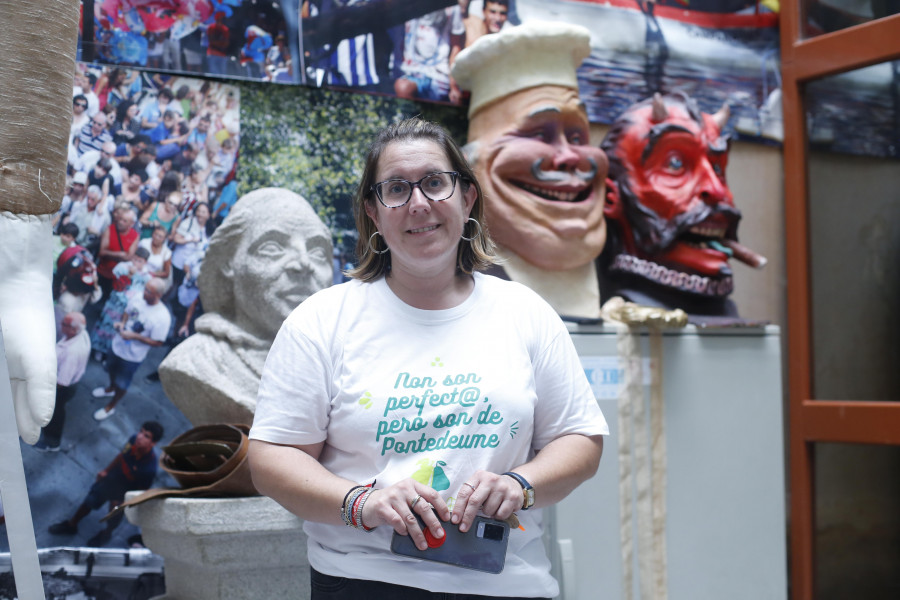 Alejandra Bellón, edila de Cultura de Pontedeume | “Queremos que el pueblo entero sea partícipe de Vila do Libro”