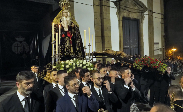 Viernes de Dolores en Ferrol: traslado del Cristo de la Misericordia y la Dolorosa