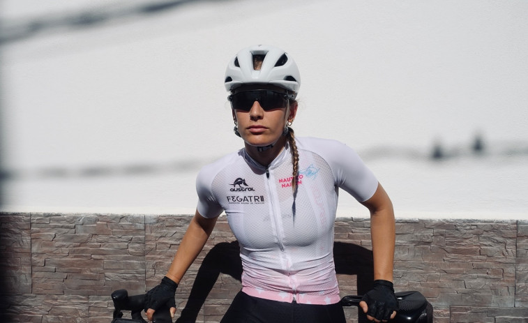 Sara Guerrero, triatleta naronesa internacional: “Mi objetivo es ganar el Nacional en A Coruña ”