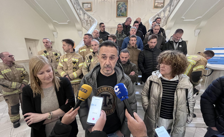 Los bomberos de Ferrol dejan de prestar el servicio a la comarca