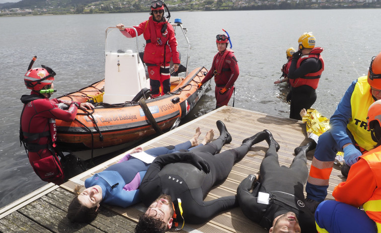 Simulacro internacional en Ferrol y Narón: así se coordinó el triple rescate