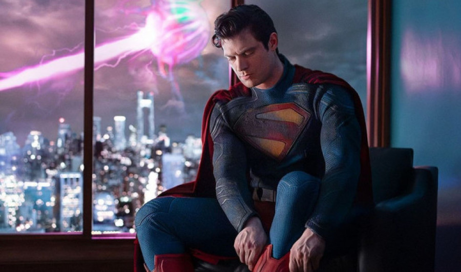 Primera fotografía de David Corenswet caracterizado como Superman
