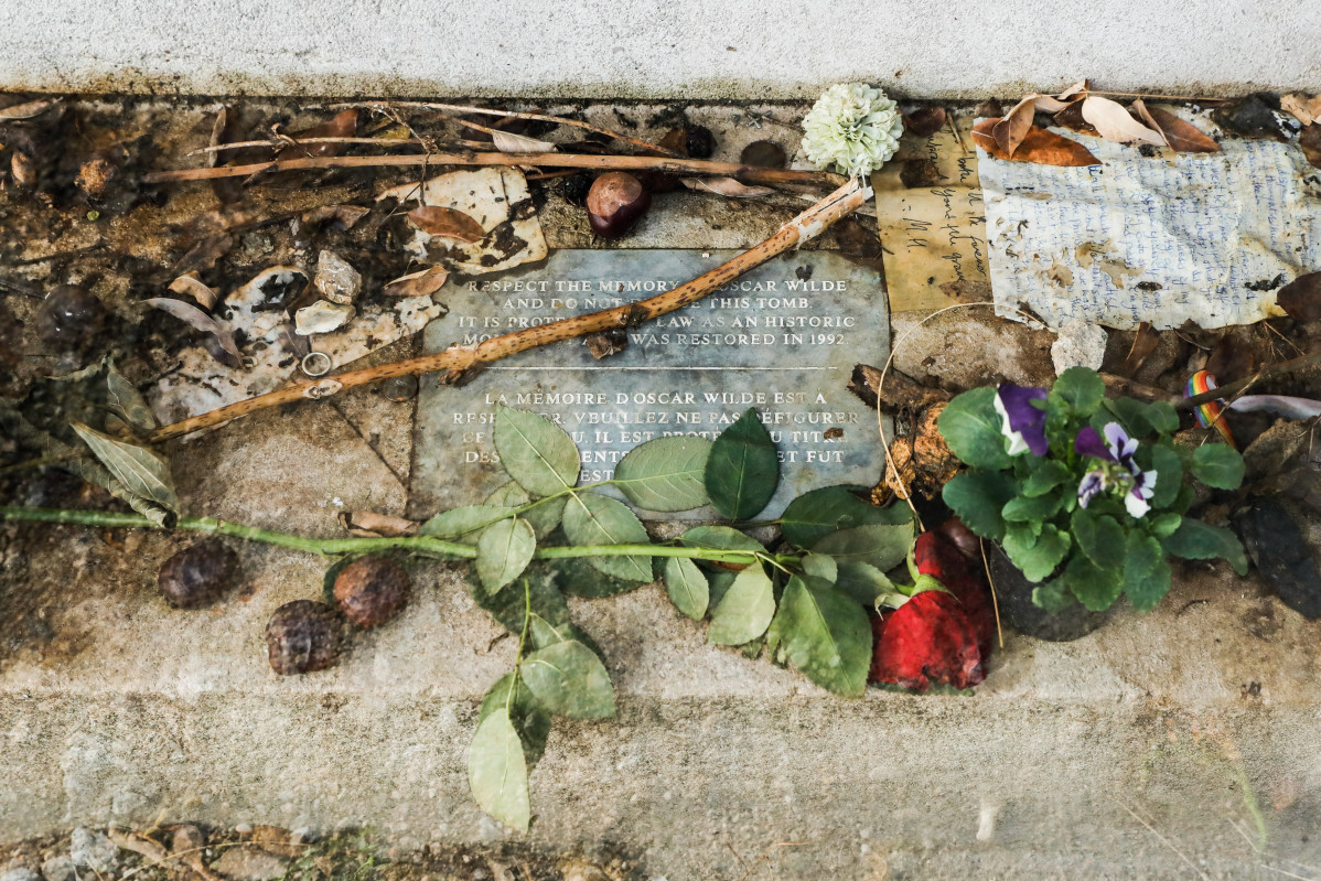 Tunba de Oscar Wilde en el cementerio de Pere Lachaise en Paru00eds