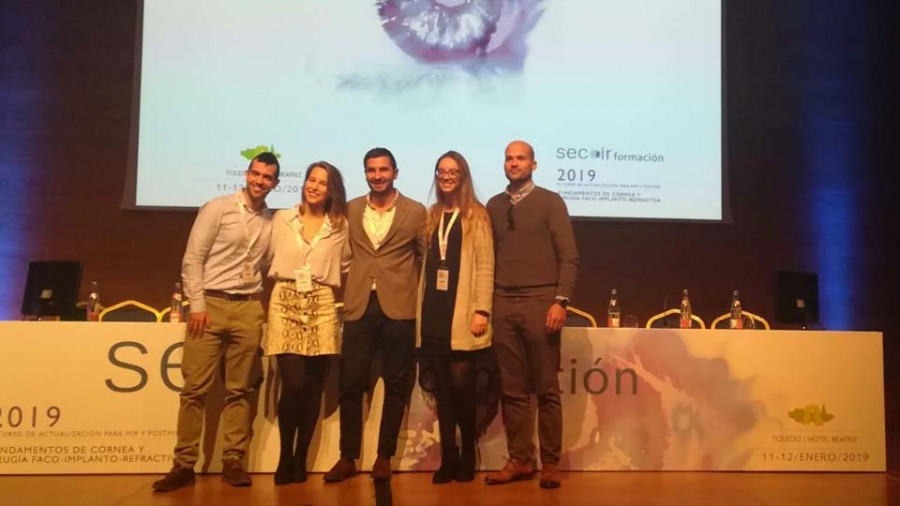 Premiado en España un vídeo sobre una resolución original de una cirugía de catarata de Ferrol