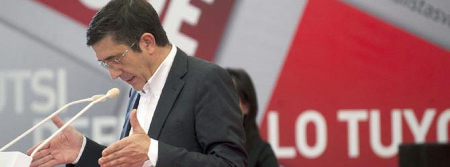 Patxi López llama a unidad del PSOE y dice que la derecha se pone nerviosa