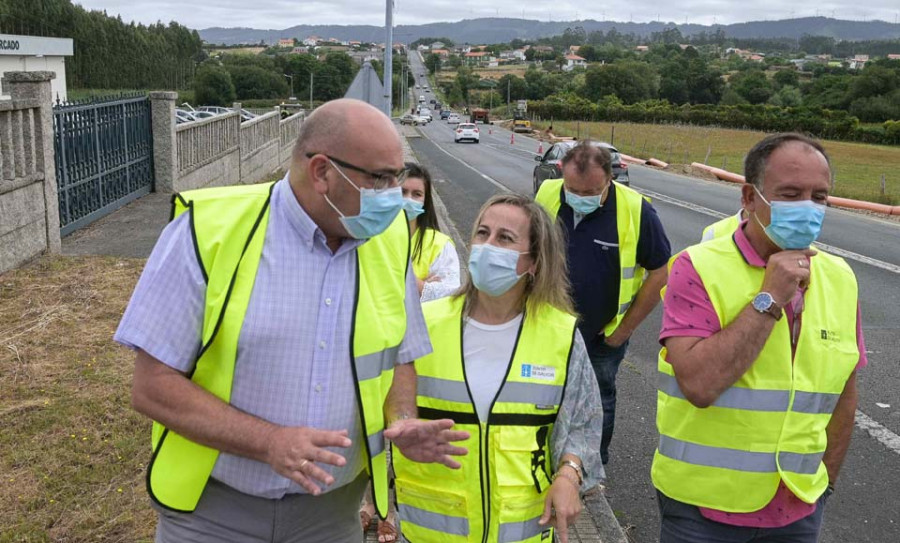 La nueva senda peatonal y ciclista de Valdoviño también conectará con el lago