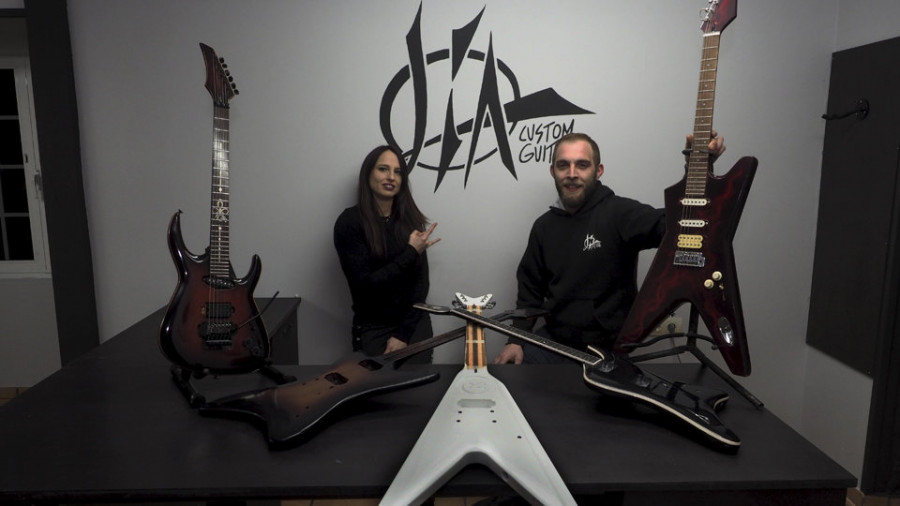 “Todas nuestras guitarras están hechas a mano y se pueden personalizar”