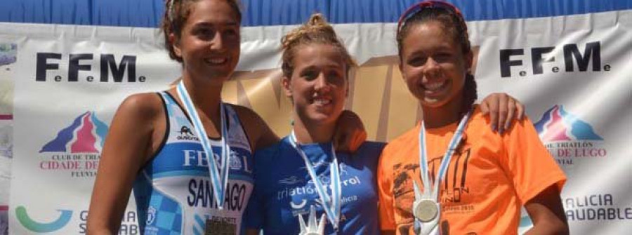 Melina Alonso e Inés Santiago dominan el Autonómico de Lugo