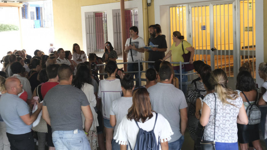 El alumnado del Cruceiro de Canido retoma la normalidad de las clases