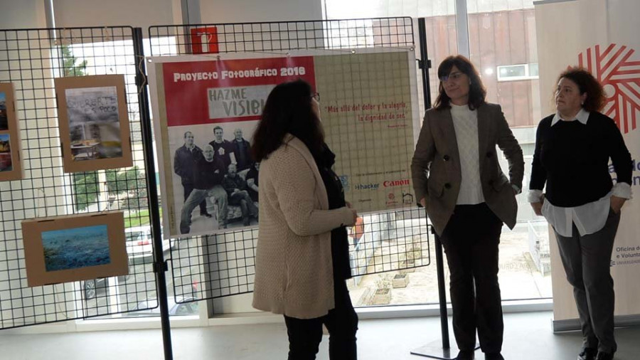A exposición “Hazme Visible” inaugura a Semana polos Dereitos Humanos no Campus