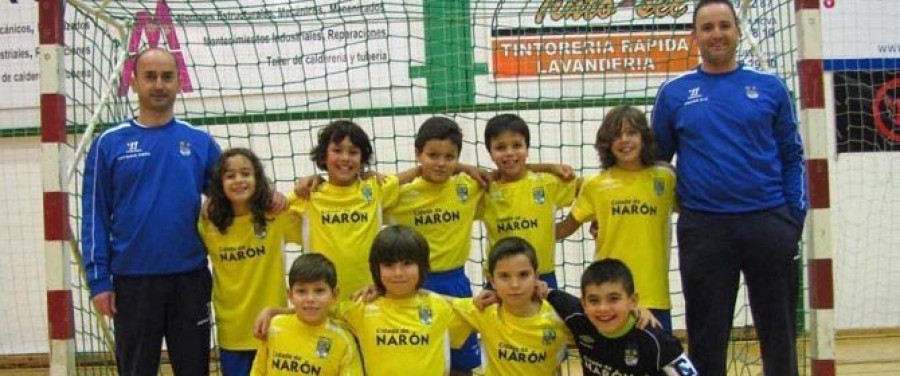 El Cidade de Narón A se proclamó campeón benjamín