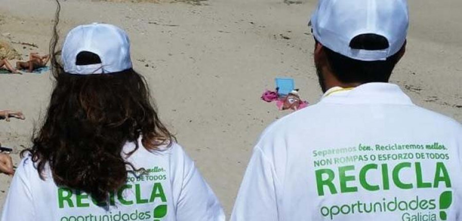 La campaña de reciclaje de Sogama y Ecoembes aterriza en A Frouxeira