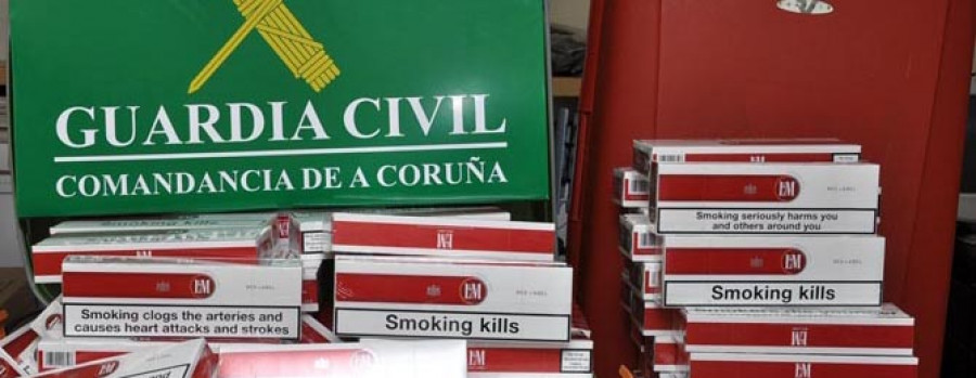 La Guardia Civil se incauta de 1.400 cajetillas de tabaco de contrabando