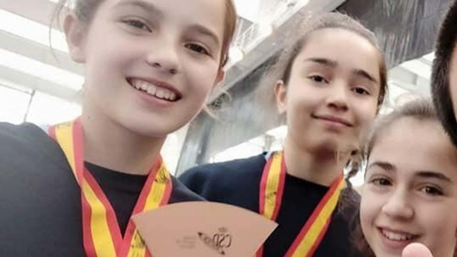 Bronce para Ana Otero y Sofía Couce en el Estatal