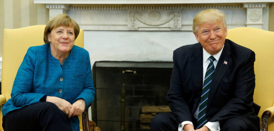 Trump, ante Merkel: “La inmigración es un privilegio, no un derecho”