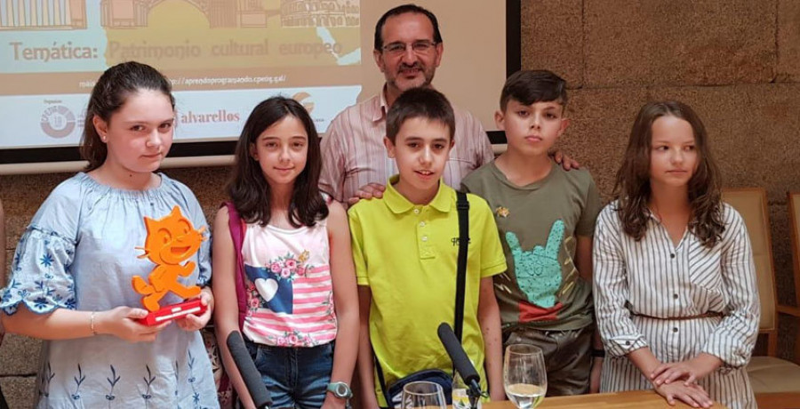 Primaria del CPI Virxe da Cela consigue ganar el certamen “Aprendo programando”