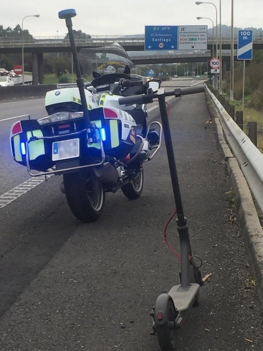 La mujer que accedió a la AP-9 en patinete alega que se desorientó