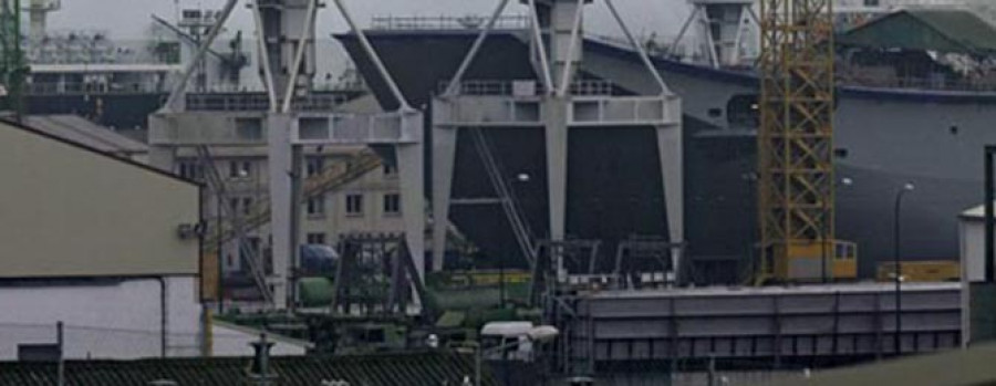 Navantia Ferrol recibirá en mayo las 5.500 toneladas de acero del flotel