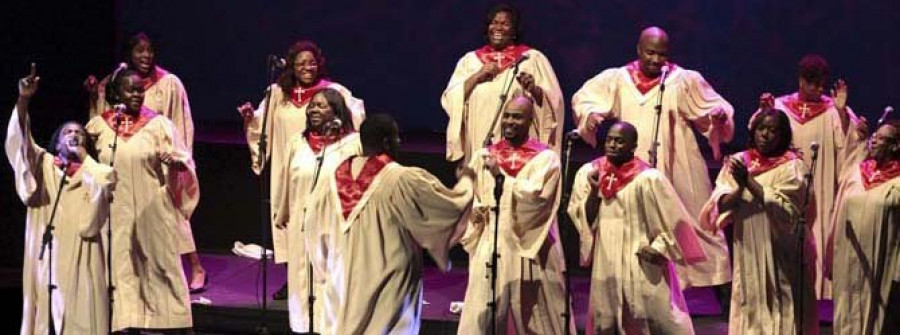 El coro góspel Chicago Mass Choir, en el Pazo da Cultura