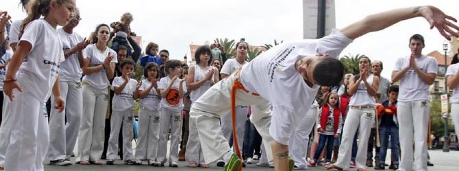 Canido acogió la clausura de la IV edición del festival de capoeira Luandê Ferrolterra