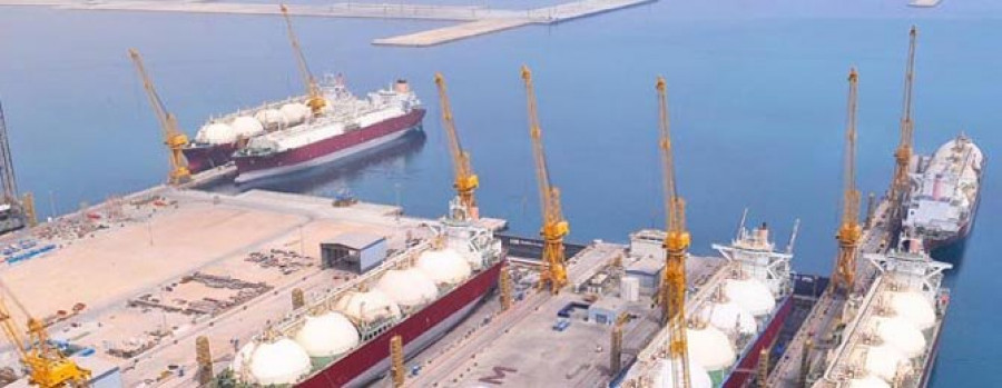 El astillero catarí N/Kom confía a Gabadi trabajos de reparación en buques LNG