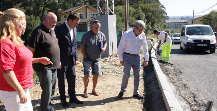La Diputación prevé finalizar este año las obras de la carretera de Chanteiro