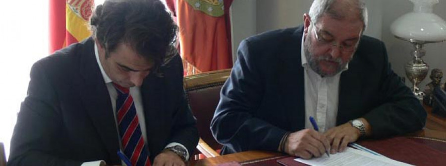 ORIGUEIRA-Diputación y Aspromor rubricaron el convenio de colaboración para la segunda fase de la residencia