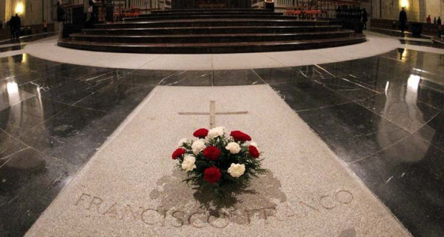 El Congreso pide que se exhumen los restos de Franco del Valle de los Caídos