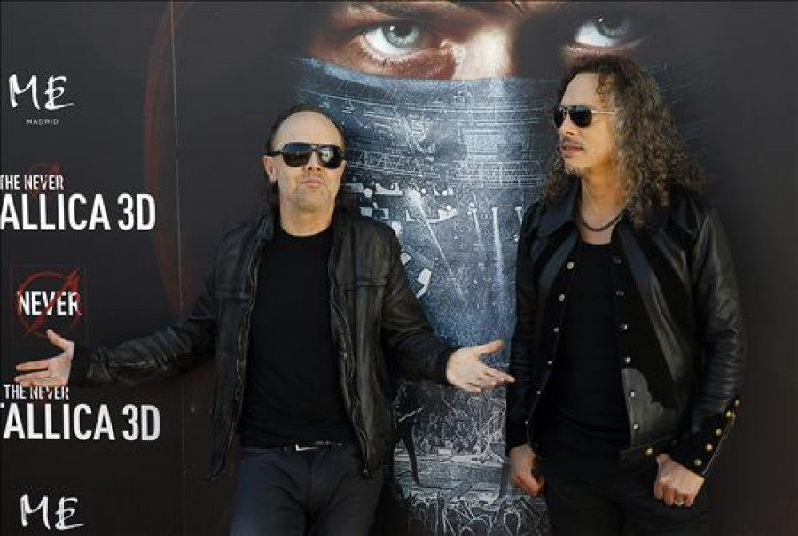 Metallica, "más grande y mejor" que nunca, en 3D