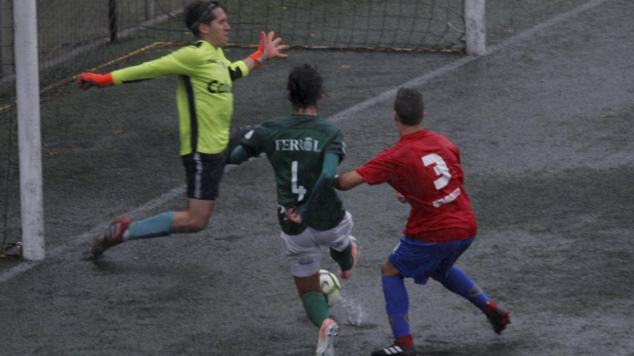 El Racing cadete no pudo pasar del empate a dos ante el Bergantiños
