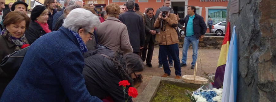 Cedeira recuerda en un acto público a las víctimas del régimen franquista
