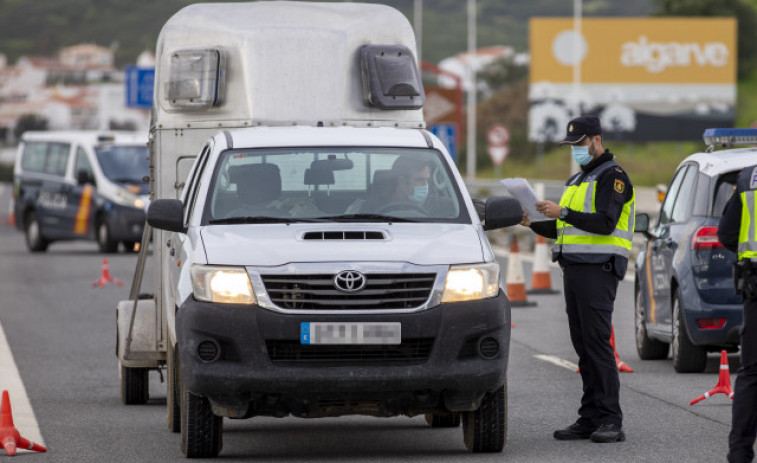 Restablecidos los controles con Portugal en una jornada con tráfico fluido y normalidad