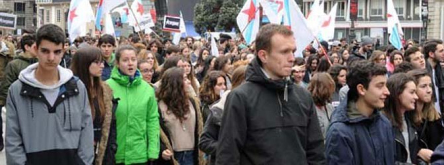Los estudiantes vuelven a la calle en contra de la Lomce y en defensa de la educación pública