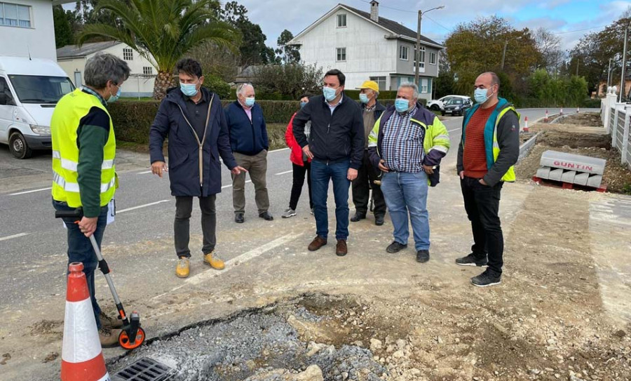 La Diputación licita la ampliación de la vía de Veiga da Cabana a As Pontes