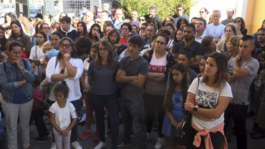 Los padres del Cruceiro de Canido no llevarán hoy a sus 
hijos al colegio por las obras