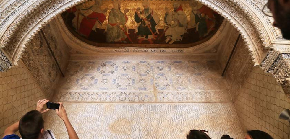 La Alhambra de Granada recupera unas pinturas únicas