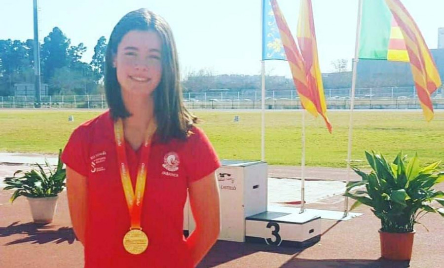 Laura Rico, oro en el Nacional sub 16 de jabalina en Castellón