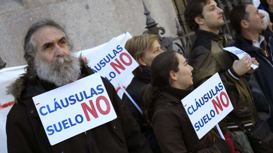 La banca admite hasta junio un 44% de las reclamaciones por cláusulas suelo abusivas