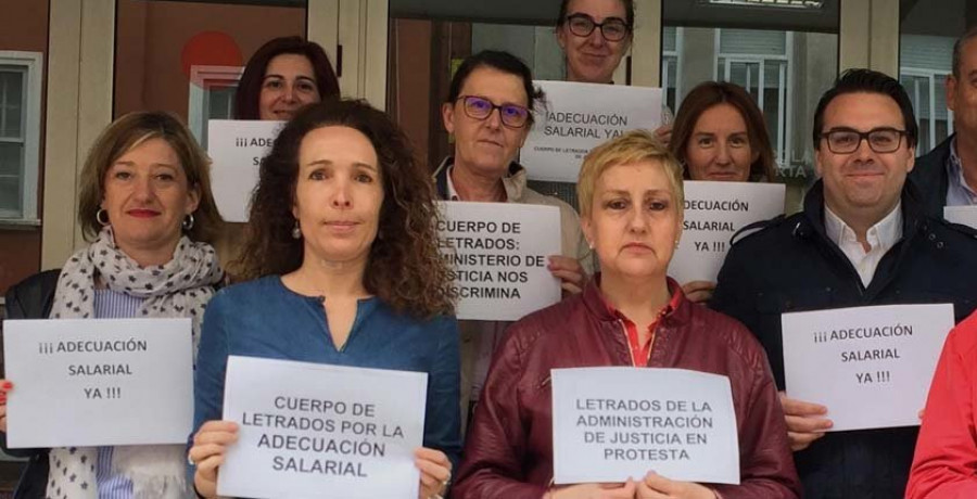 Los letrados de justicia de Ferrol se unen a las protestas estatales