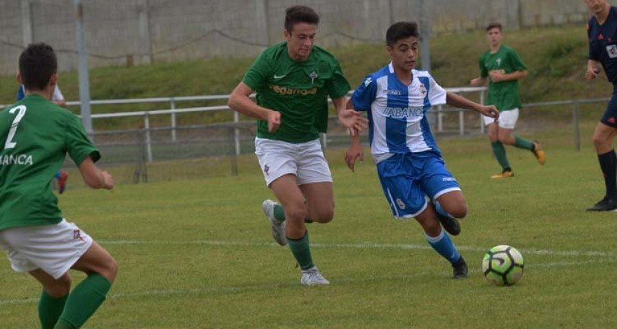 El Racing juvenil consigue un gran triunfo ante el Deportivo