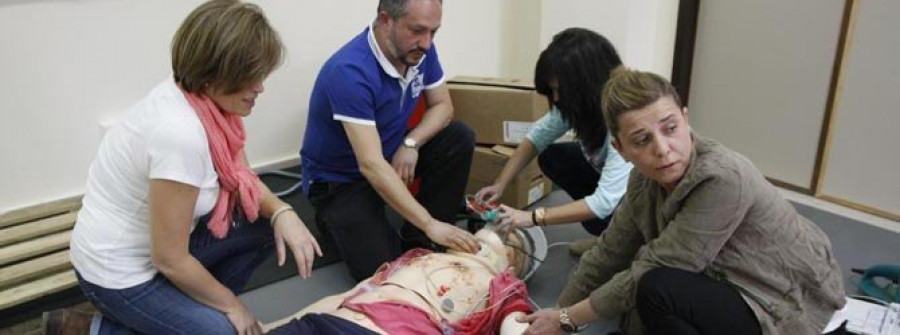 El aula de simulación recreó traumas con situaciones reales