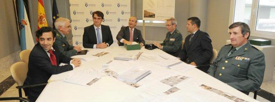 La Diputación  entrega el proyecto  de reforma del cuartel  de la Guardia Civil