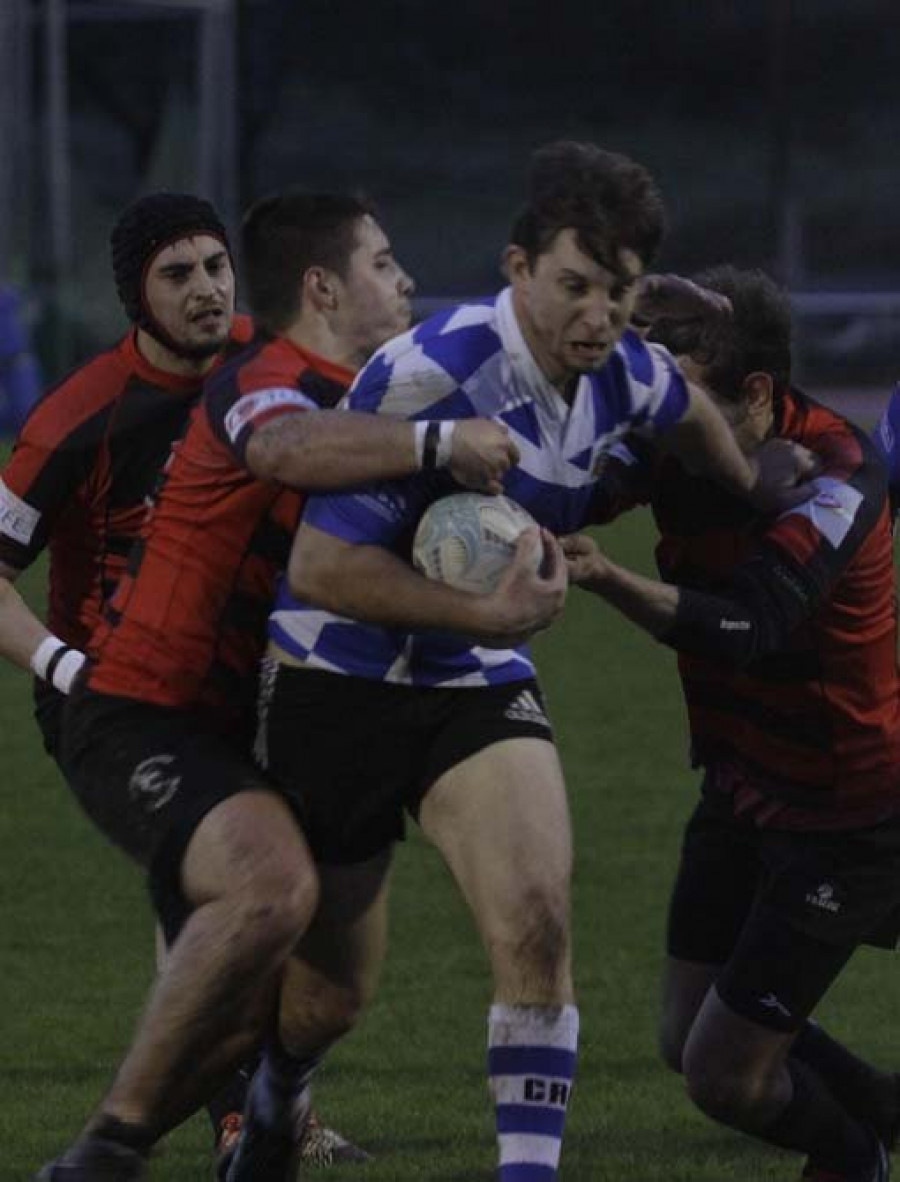 El Rugby Ferrol ratifica su mejoría con un partido muy serio en Pontevedra