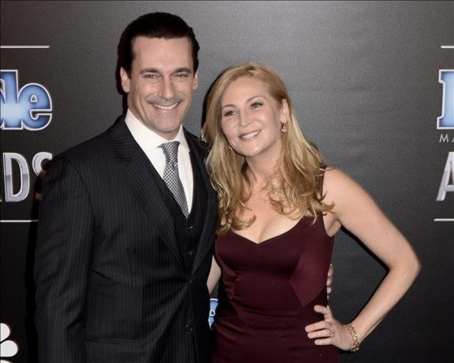 Jon Hamm  de la serie "Mad Men"y su pareja se separan