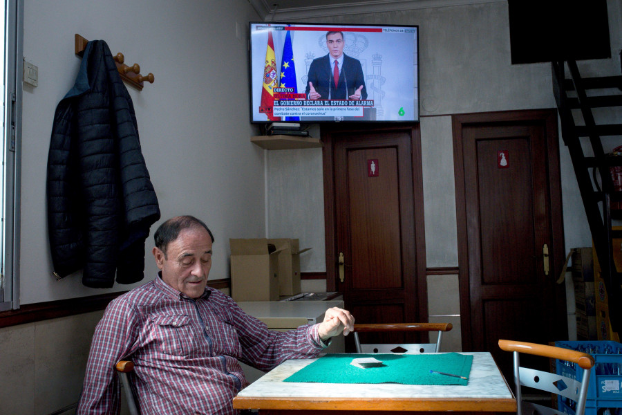 Los gallegos vieron más de cinco horas de televisión en el martes de mayor consumo de la historia