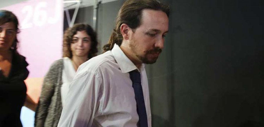 Iglesias niega un fracaso de su partido y cree que el futuro de España pasa por Unidos Podemos
