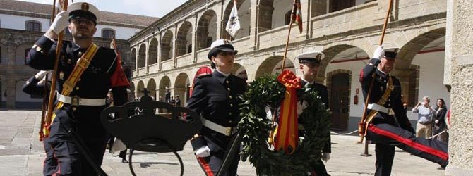 El Tercio centró ayer  los actos de la Armada  con un homenaje a los caídos y un concierto