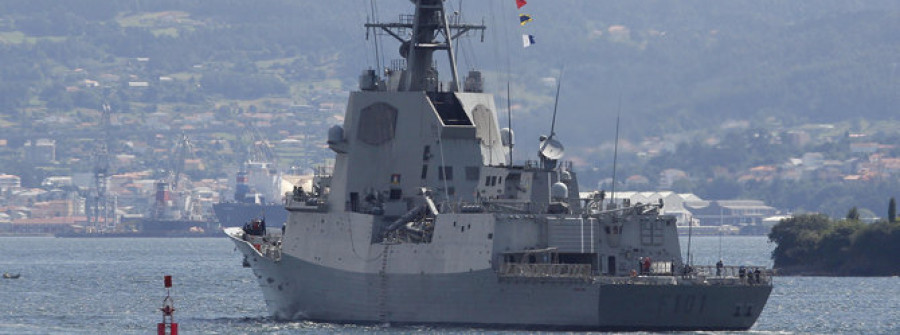 Dos fragatas y un BAC con base en Ferrol parten de maniobras al golfo de Cádiz